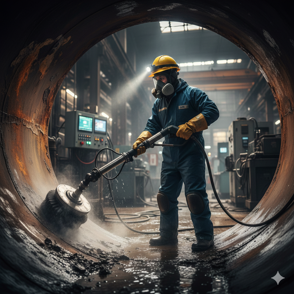 Limpeza de Tubulações Industriais