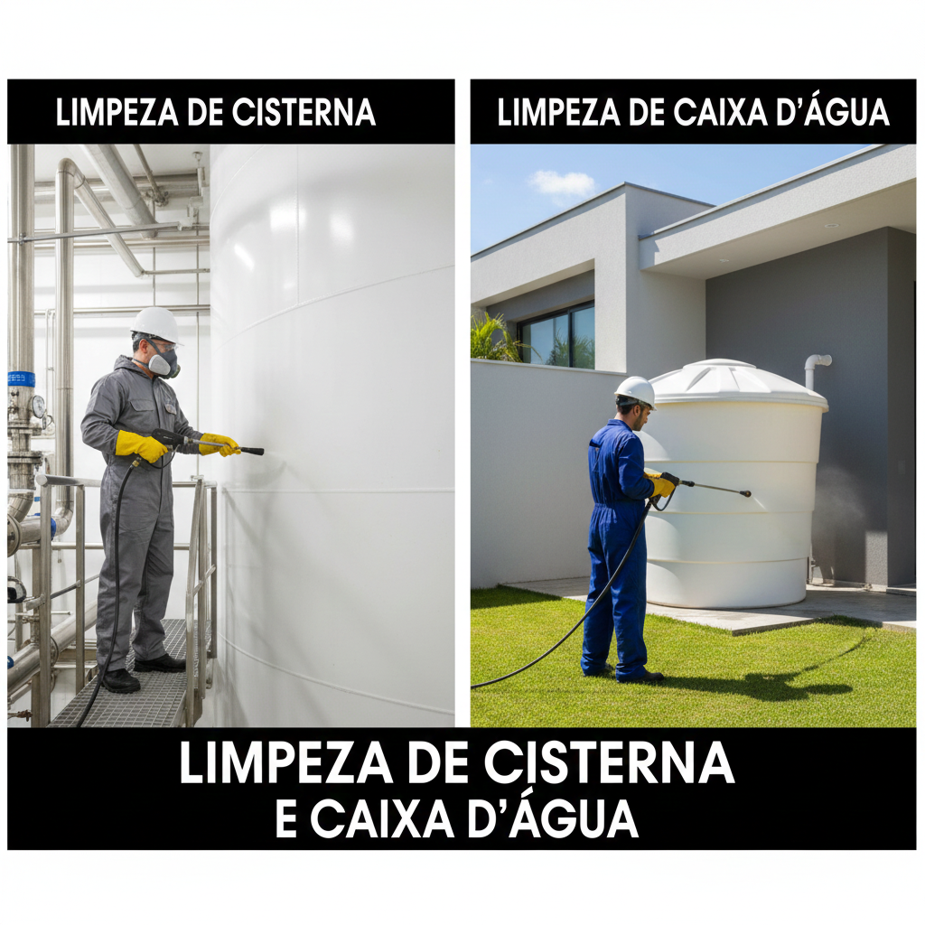 Limpeza de Cisterna e Caixa D Água