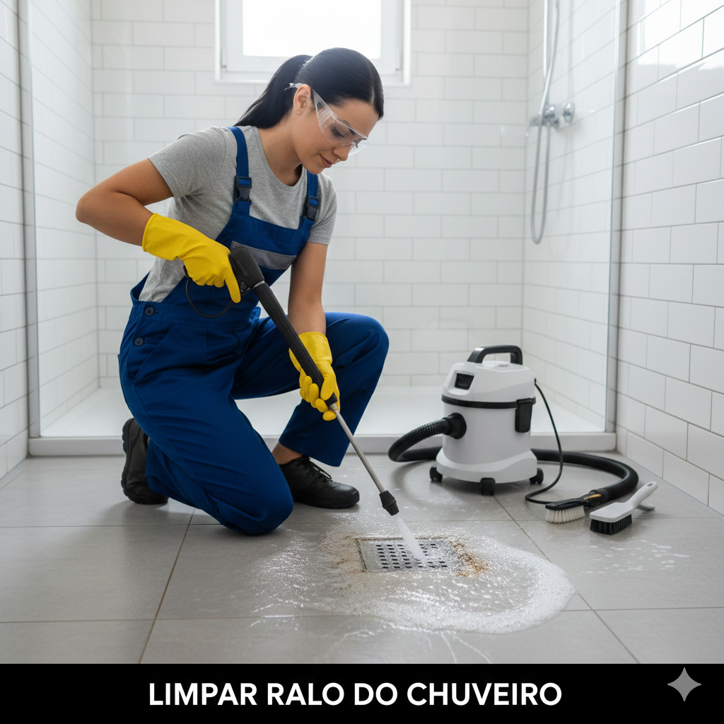 Limpar Ralo do Chuveiro