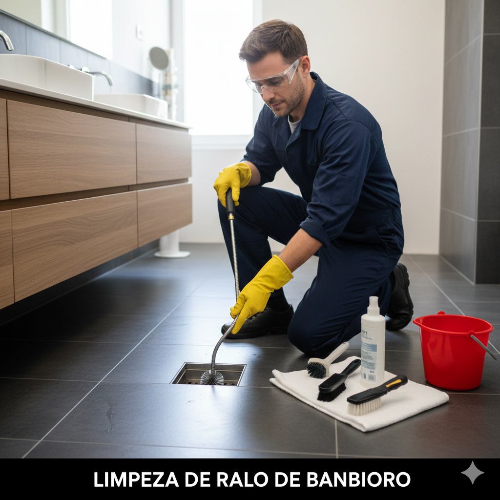 Limpeza de Ralo de Banheiro