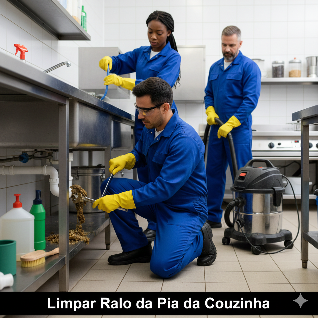 Limpar Ralo da Pia da Cozinha