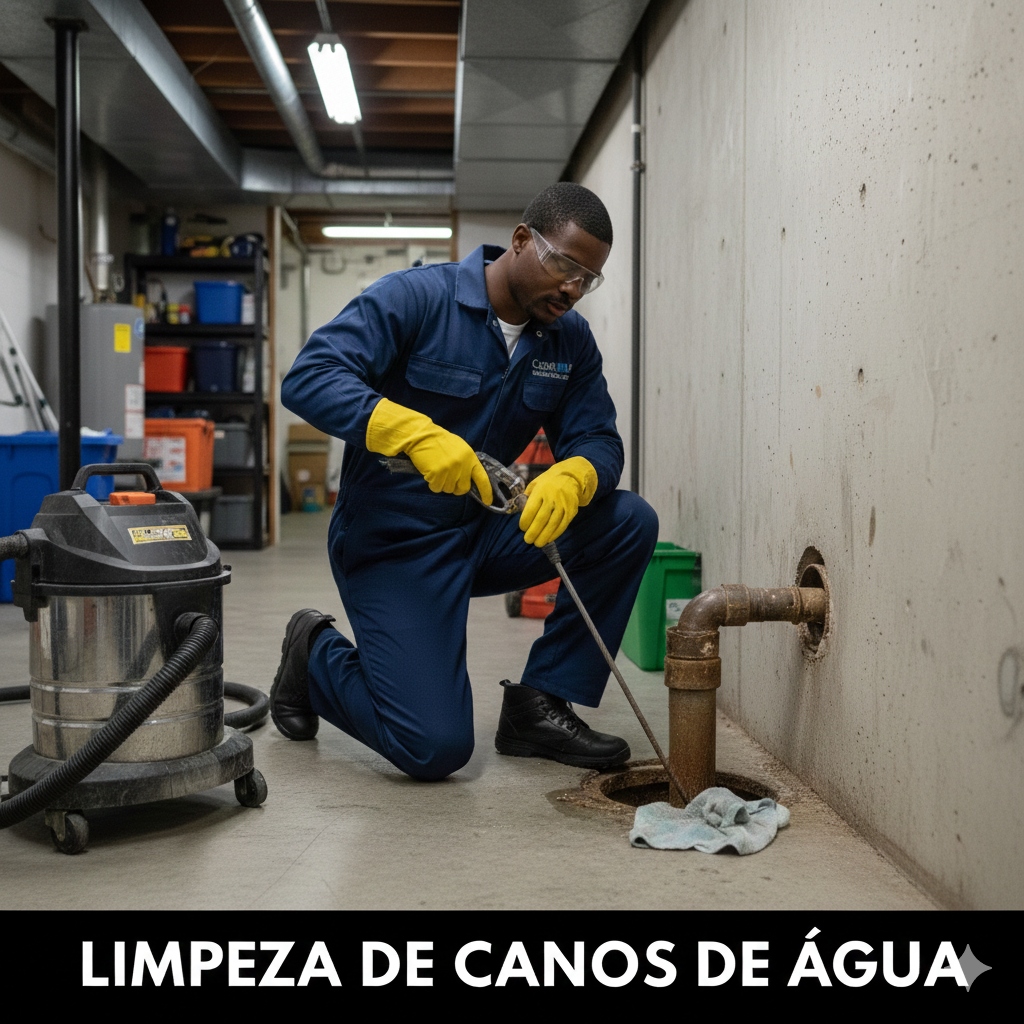 Limpeza de Canos de Água