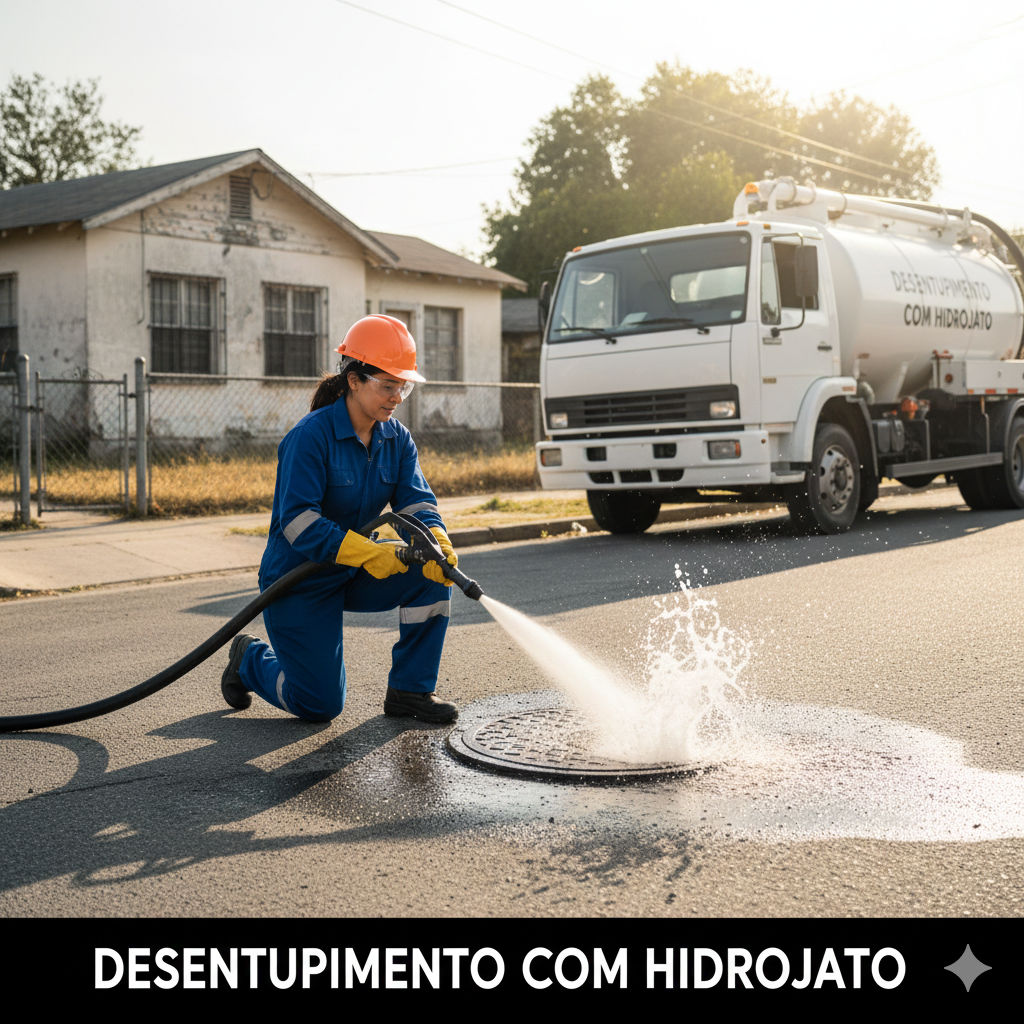 Desentupimento Com Hidrojato