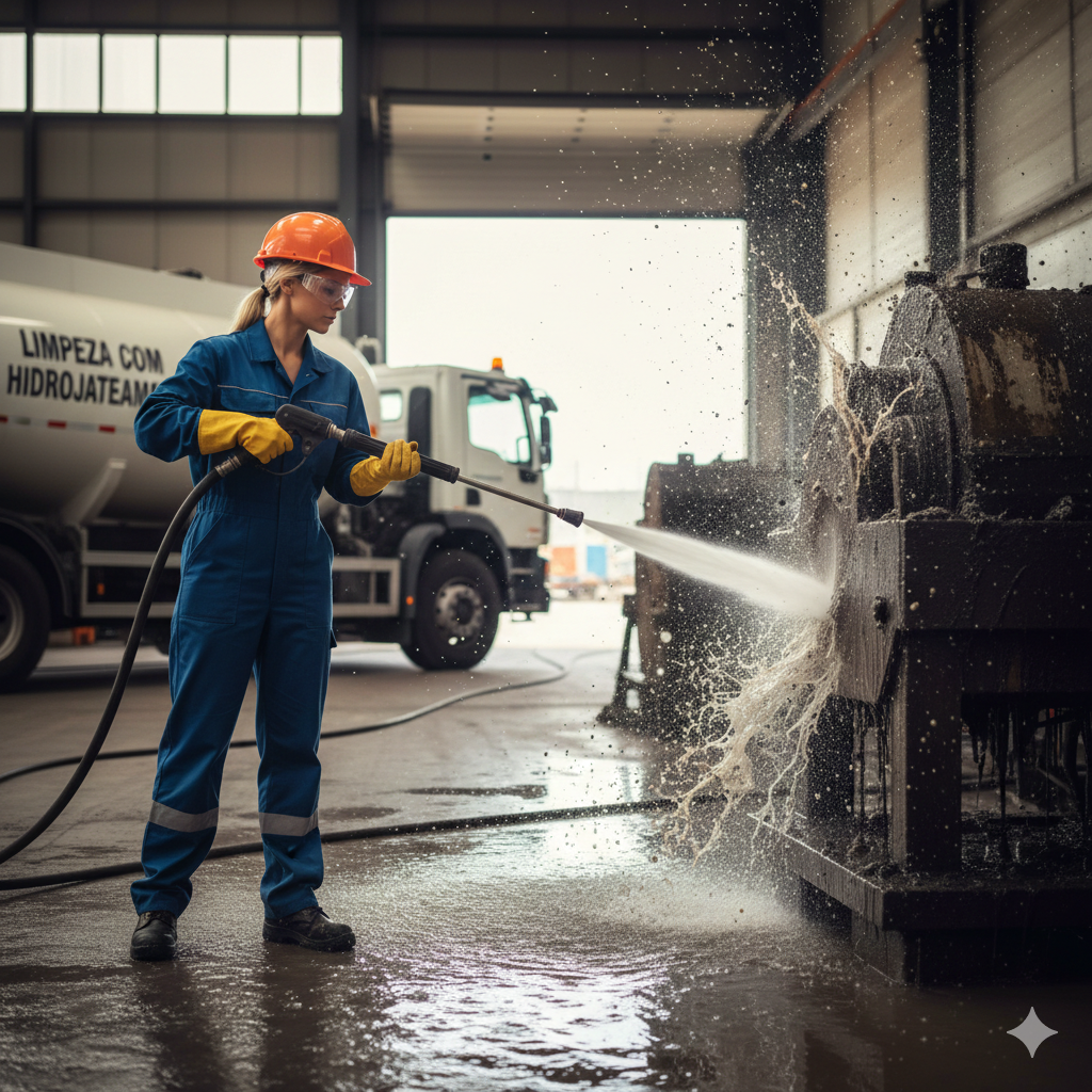 Limpeza Com Hidrojateamento