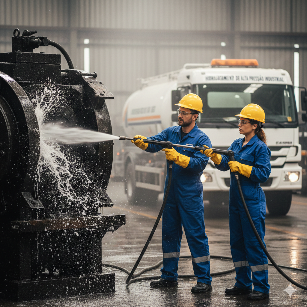 Hidrojateamento De Alta Pressão Industrial